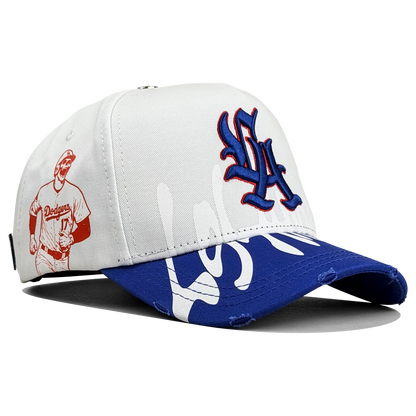 LA Meltdown (White X Blue)