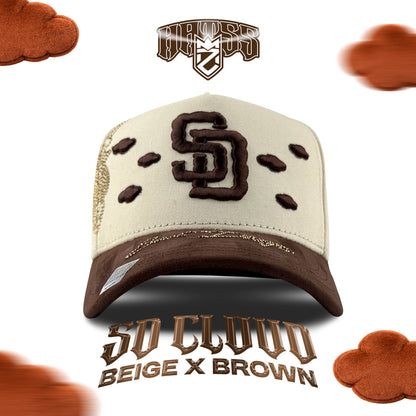 SD Clouds (Beige x Brown)